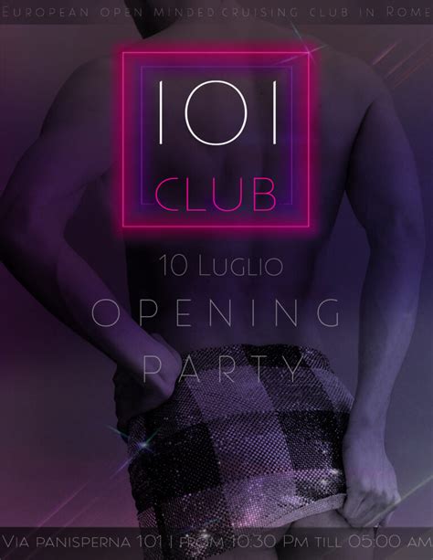 incontri gay rm|101 Roma Club • Club gay Roma